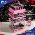 Wholesale Rotating Acrylic Lipstick Holder with Diamond